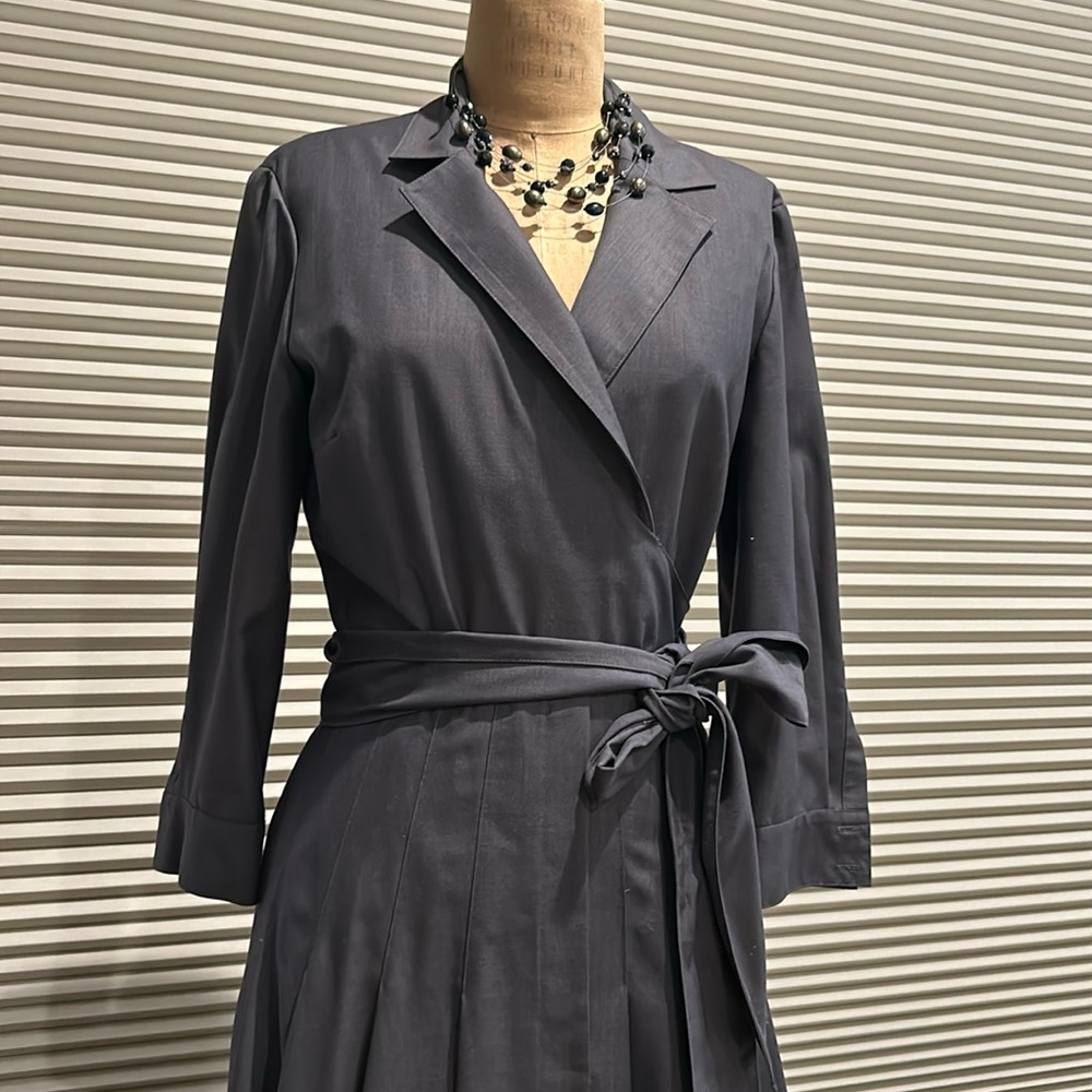 Vintage Jones of New York wrap style pleated dress